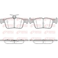 1551.42 REMSA Комплект гальмівних колодок дисковий гальм