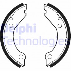 LS1375 DELPHI Комплект гальмівних колодок, стояночная тормозная система