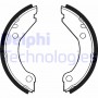 LS1375 DELPHI Комплект гальмівних колодок, стояночная тормозная система