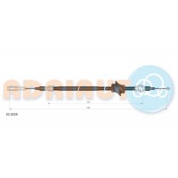 030229 ADRIAUTO VW Трос ручн гальм. прав. (диск) VAG 80/90