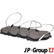 4163603410 JP GROUP Комплект гальмівних колодок дисковий гальм