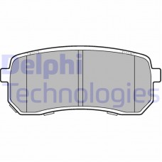 LP3178 DELPHI Комплект гальмівних колодок дисковий гальм