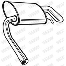 17565 WALKER Глушник вихлопних газів кінцевий