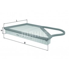 LX 1091 MAHLE Повітряний фільтр