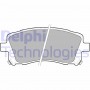 LP1663 DELPHI Комплект гальмівних колодок дисковий гальм