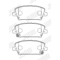 572579J JURID КомплеК т гальмівних колодок, дискове гальмо