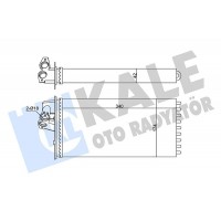 346795 KALE OTO RADYATÖR Теплообмінник обігрів салону