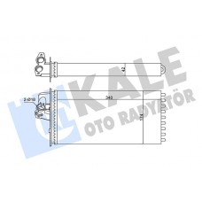 346795 KALE OTO RADYATÖR Теплообмінник обігрів салону