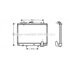 MT2161 AVA QUALITY COOLING Радіатор охолодження двигуна