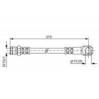 1 987 481 094 BOSCH Гальмівний шланг