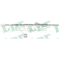 C0030B LPR Тросик, cтояночный тормоз