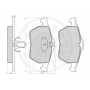 10124 OPTIMAL Комплект гальмівних колодок дисковий гальм