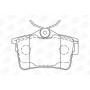 573289CH CHAMPION Комплект гальмівних колодок дисковий гальм