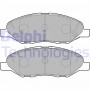LP3169 DELPHI Комплект гальмівних колодок дисковий гальм
