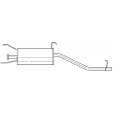 21622 SIGAM Глушник вихлопних газів кінцевий