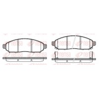 1162.12 REMSA Комплект гальмівних колодок дисковий гальм