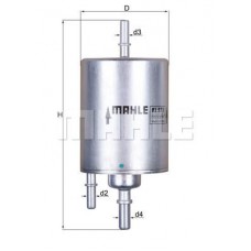 KL 571 MAHLE Паливний фільтр