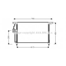 OL5228 AVA QUALITY COOLING Конденсатор кондиціонера