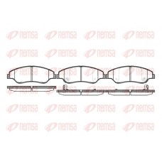 0739.02 REMSA Комплект гальмівних колодок дисковий гальм