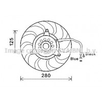 AI7503 PRASCO Вентилятор охолодження двигуна
