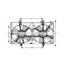 DN7518 AVA QUALITY COOLING Вентилятор охолодження двигуна