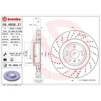 09.A958.21 BREMBO Гальмівний диск