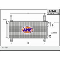 43125 AHE Конденсатор кондиціонера