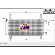43125 AHE Конденсатор кондиціонера