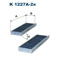 Фільтр повітря у внутрішньому просторі FILTRON K 1227A-2x