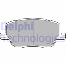 LP3184 DELPHI КомплеК т гальмівних колодок, дискове гальмо