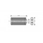 TO6693 AVA QUALITY COOLING Теплообмінник обігрів салону