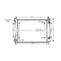 AI2236 AVA QUALITY COOLING Радіатор охолодження двигуна