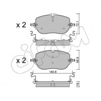 822-1356-0 CIFAM Комплект гальмівних колодок дисковий гальм