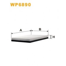 WP6890 WIX FILTERS Фільтр повітря у внутрішньому просторі