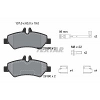 2919001 TEXTAR Комплект гальмівних колодок дисковий гальм