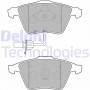 LP1825 DELPHI Комплект гальмівних колодок дисковий гальм