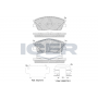 182414-203 ICER Комплект гальмівних колодок дисковий гальм
