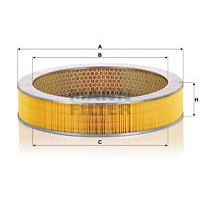 C 37 114 MANN-FILTER Повітряний фільтр