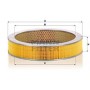 C 37 114 MANN-FILTER Повітряний фільтр