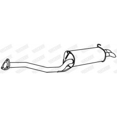 22223 WALKER Глушник вихлопних газів кінцевий