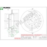 5263 PILENGA Гальмівний диск