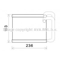 HY6391 AVA QUALITY COOLING Теплообмінник обігрів салону