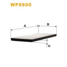 WP6900 WIX FILTERS Фільтр повітря у внутрішньому просторі WP6900 WIX FILTERS Фільтр повітря у внутрішньому просторі