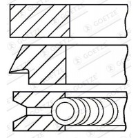 08-705000-00 GOETZE ENGINE Комплект поршневих кілець