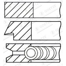 08-705000-00 GOETZE ENGINE Комплект поршневих кілець