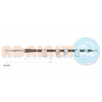 06.0203 ADRIAUTO Тросик, cтояночный тормоз