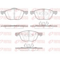 1082.15 REMSA КомплеК т гальмівних колодок, дискове гальмо