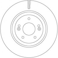 DF7592 TRW Гальмівний диск