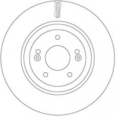 DF7592 TRW Гальмівний диск