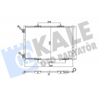385400 KALE OTO RADYATÖR Конденсатор кондиціонера